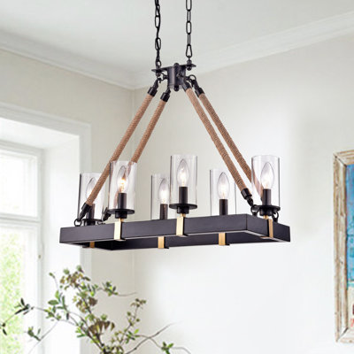 Cosette Oceanides 6 Light Candle Style Chandelier Cosette Oceanides 6 Light Candle Style Chandelier